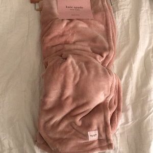 Kate Spade Fleece Plush Throw